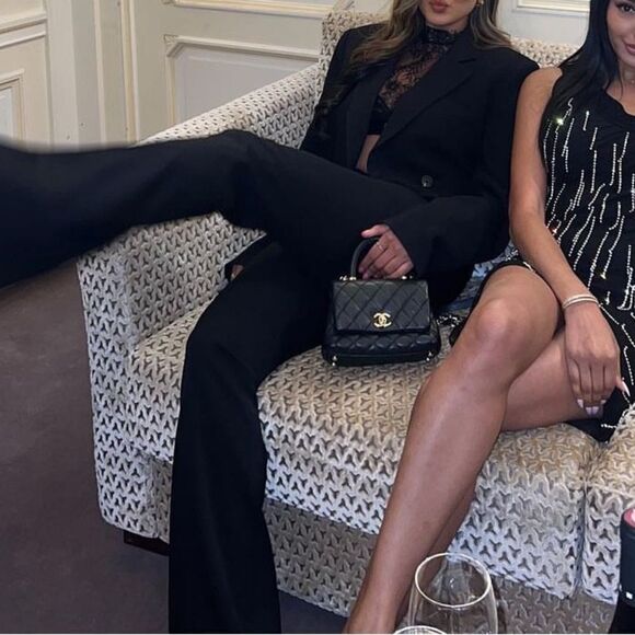 Black high waisted pants - Picture 1 of 3